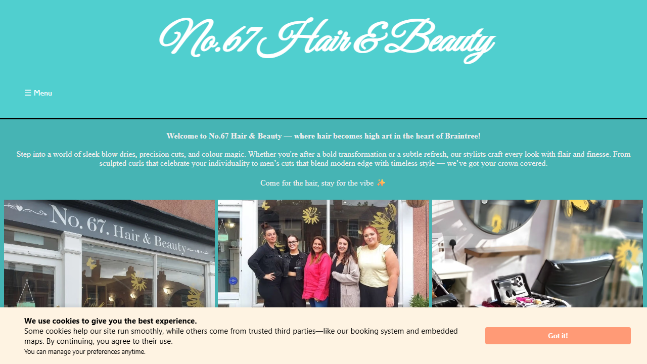 No.67 Hair & Beauty preview
